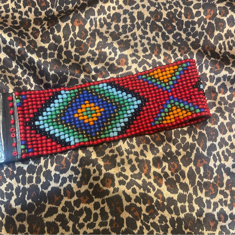 Beautiful Colorful Beaded Belt - Picture 10 of 14